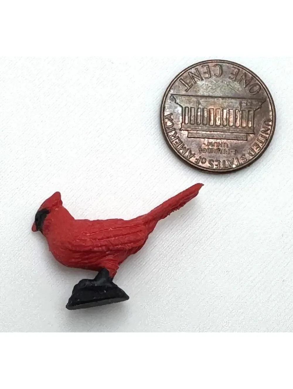 Miniature Cardinal Dollhouse Song Bird RedFairy Garden Mini Micro Props‎ Diorama